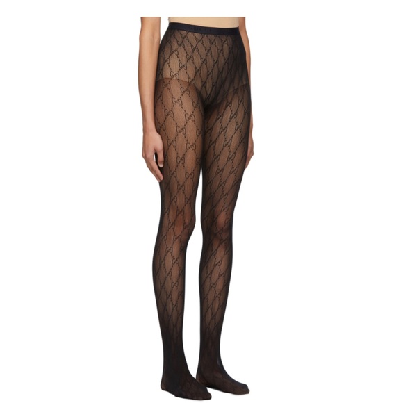 Gucci Supreme GG monogram Tights size Large - Picture 2 of 5